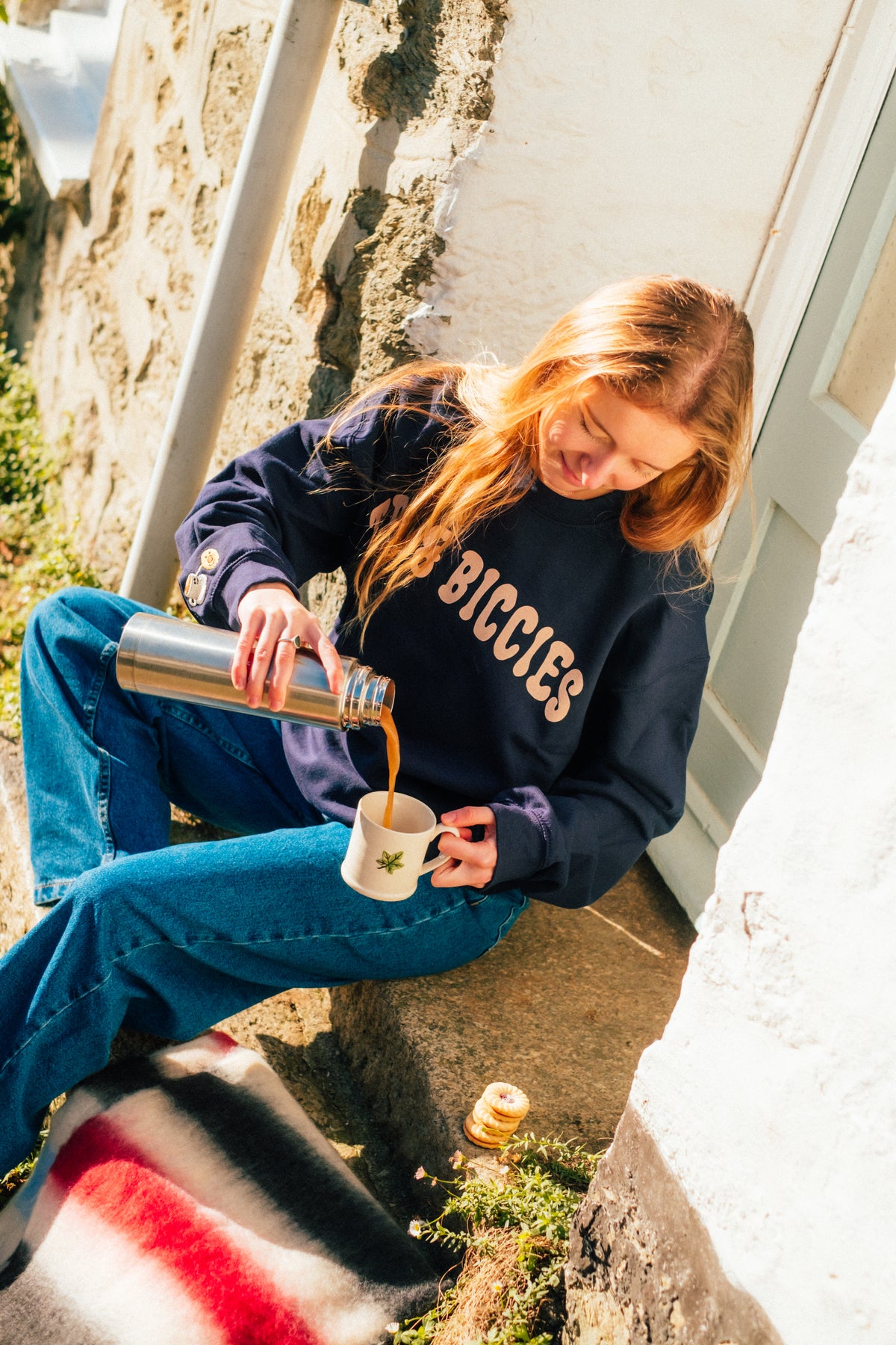 The Tea &amp; Biccies Oversized Sweatshirt