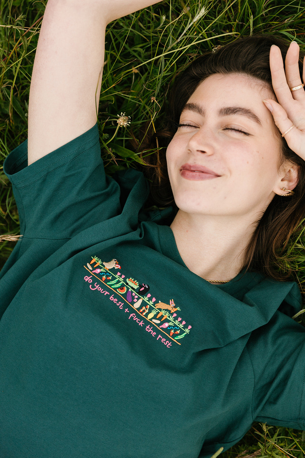 Do Your Best Embroidered Organic T-Shirt