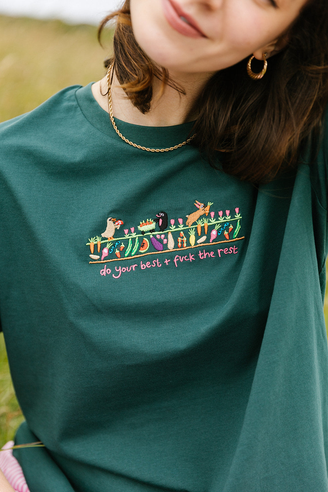 Do Your Best Embroidered Organic T-Shirt