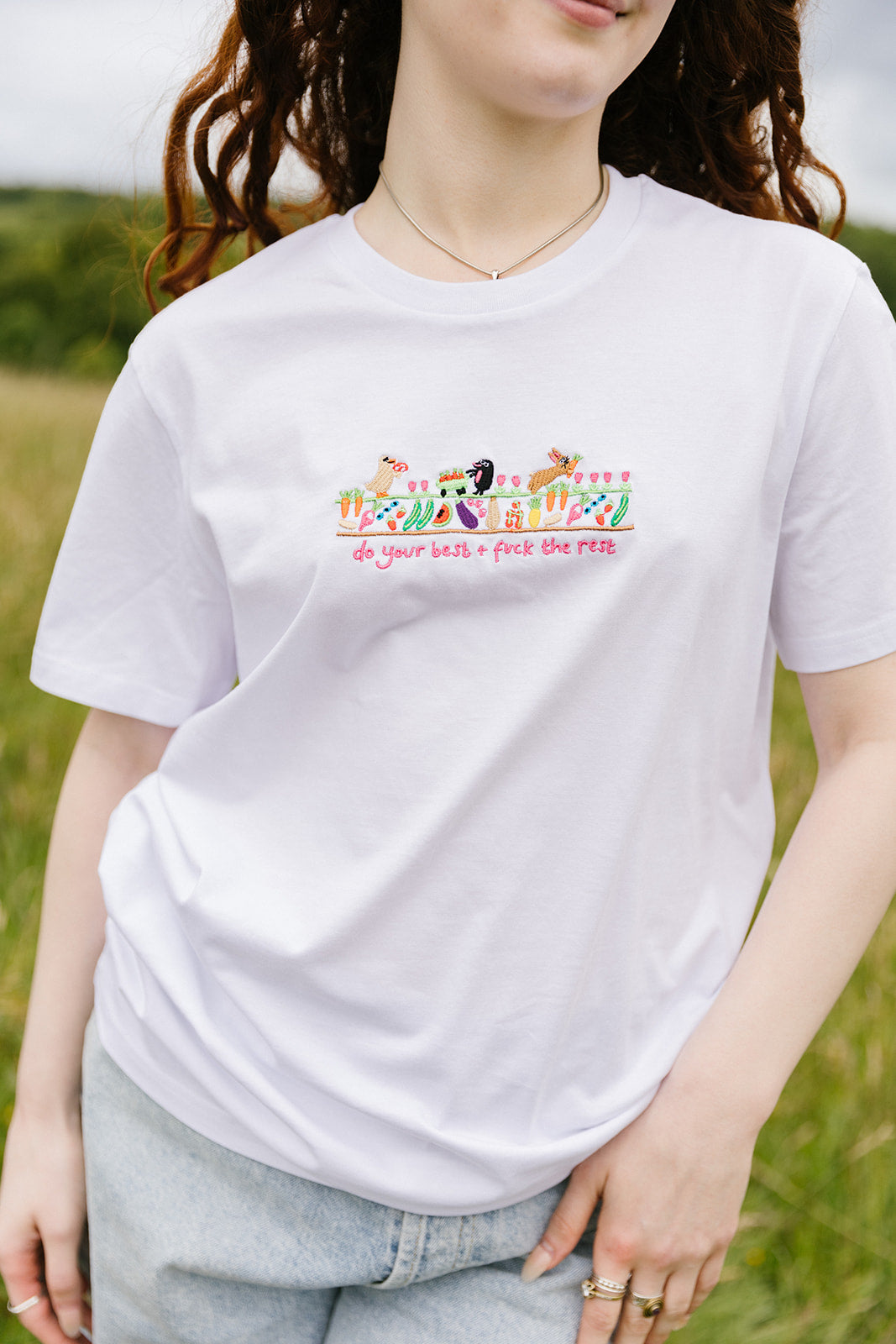 Do Your Best Embroidered Organic T-Shirt