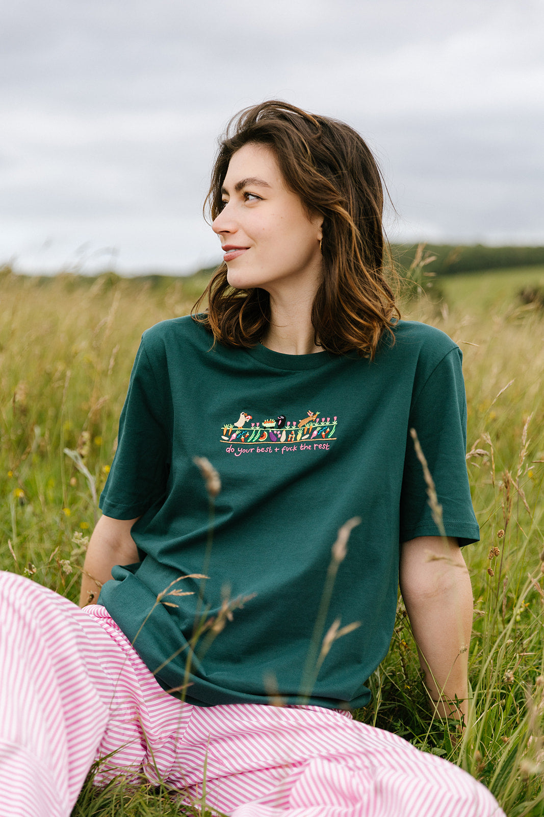 Do Your Best Embroidered Organic T-Shirt