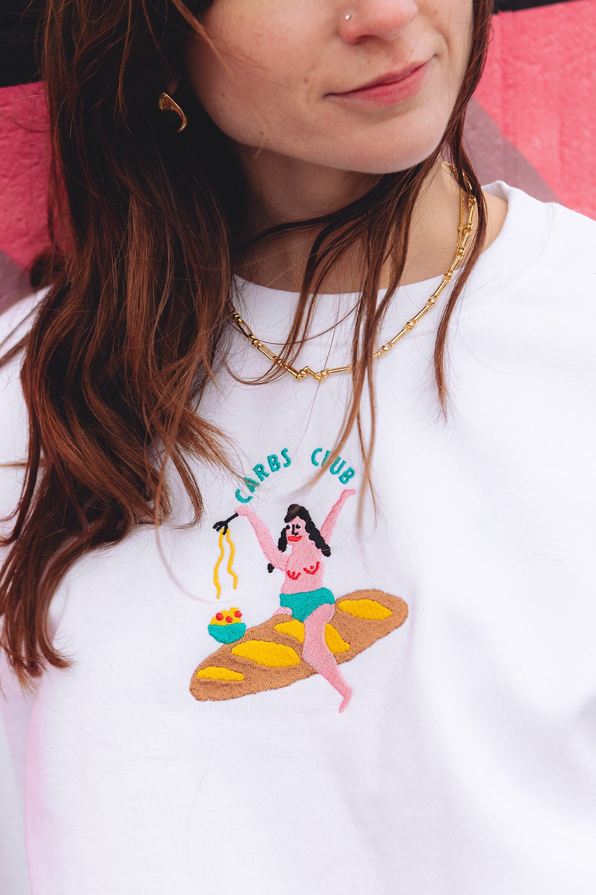 Carbs Club Embroidered Sweatshirt