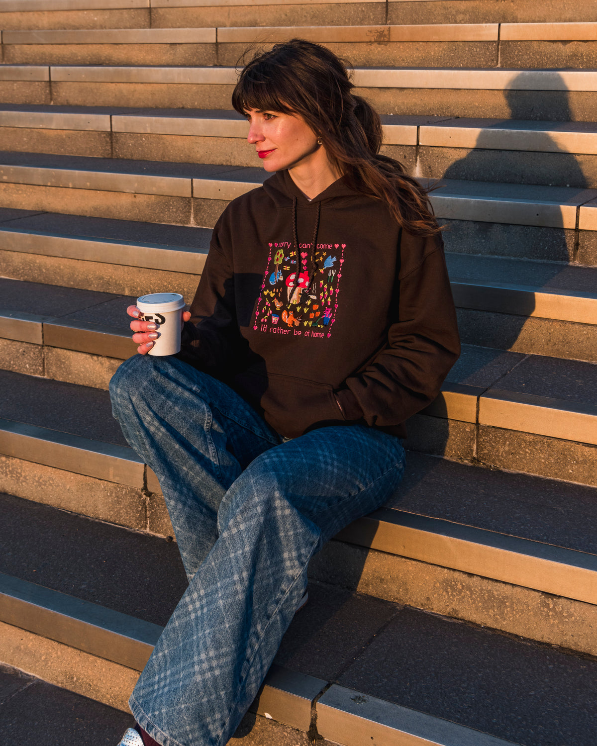 Cosy Mole Embroidered Hoodie