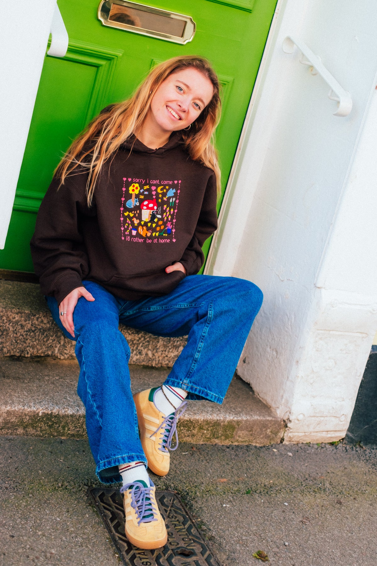 Cosy Mole Embroidered Hoodie