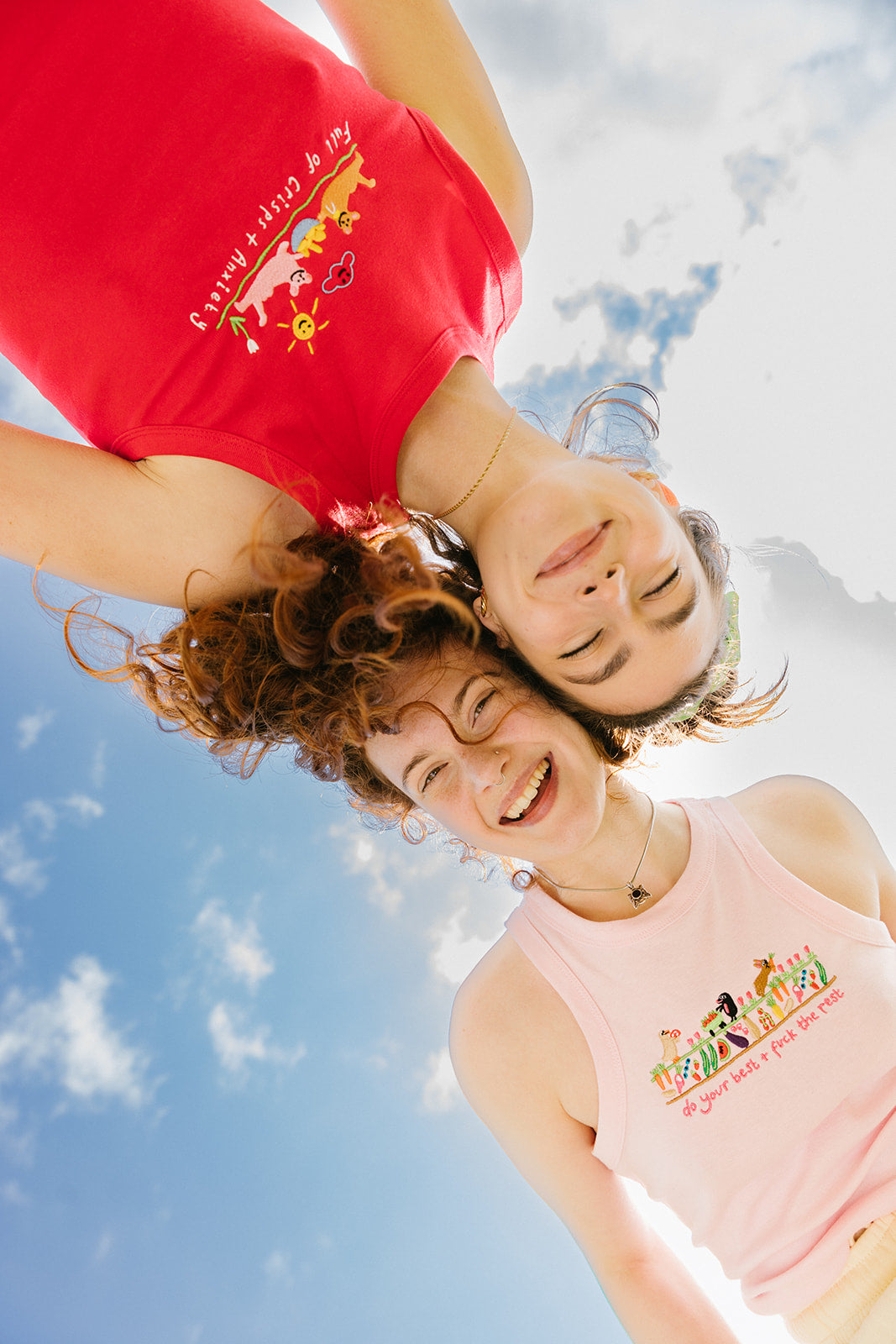 Do Your Best Embroidered Crop Vest Top